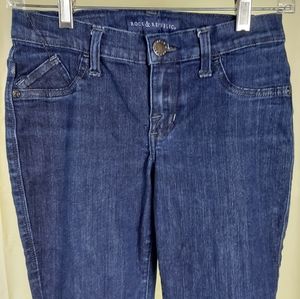 SIZE 2 R&R Kashmere Jeans Mid-rise Skinny Leg